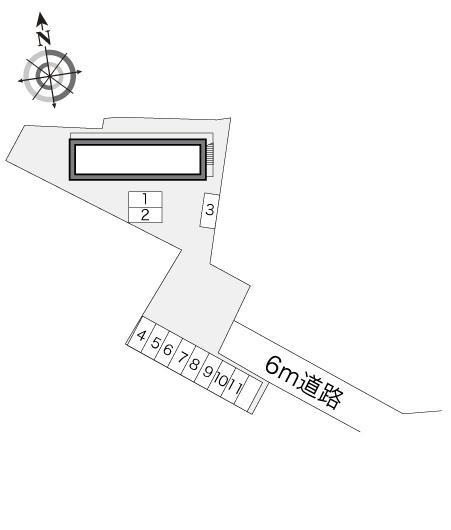 泉壱番館(12263)の駐車配置図