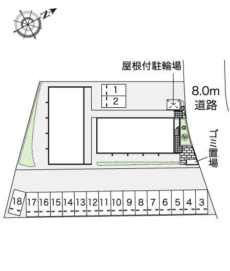 小那覇(42831)の駐車配置図