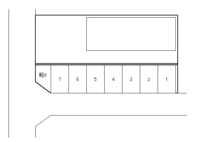 ＡＰパーク敦賀木崎の駐車配置図