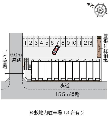 クレイノカプリコーン(57151)の駐車配置図