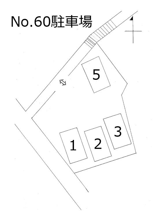 No.60駐車場の駐車配置図
