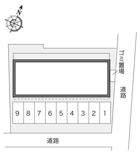 花木(21409)の駐車配置図