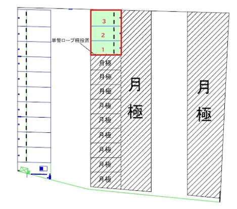 所沢向陽町第１の駐車配置図