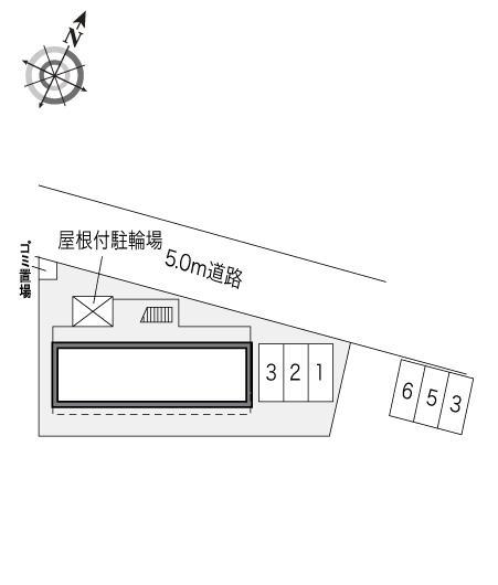 コンフォート(21606)の駐車配置図
