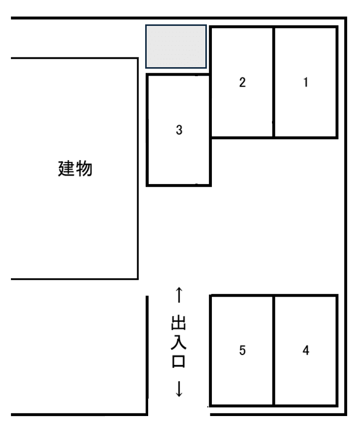 ＴＳ月極駐車場の駐車配置図