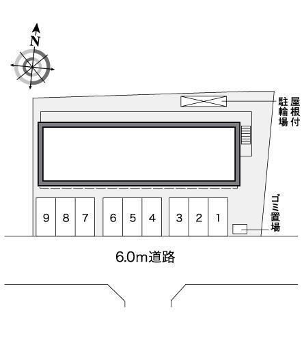 プランドール(26744)の駐車配置図