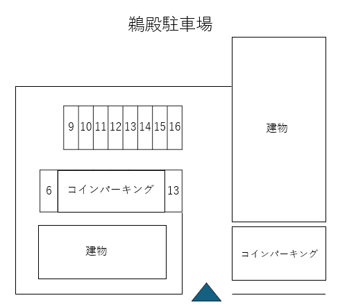 鵜殿駐車場の駐車配置図
