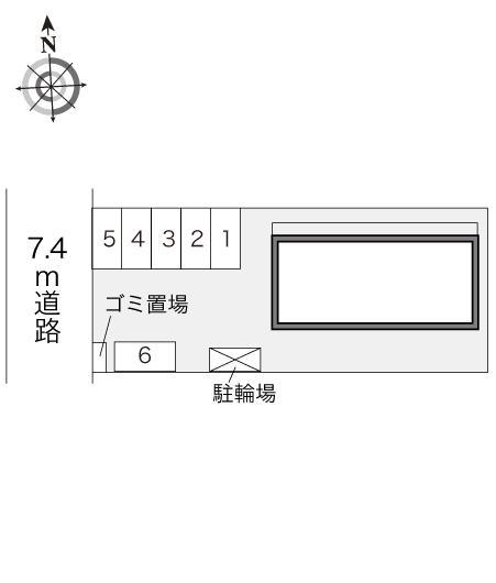 向日葵(23645)の駐車配置図