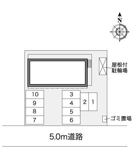 グランシャリオ(35201)の駐車配置図
