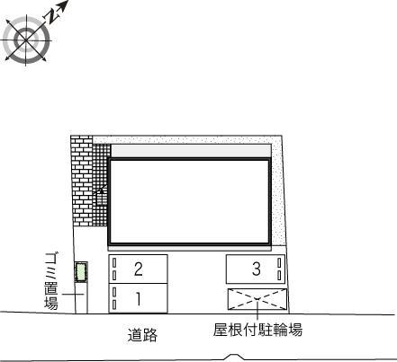 ケイム名島(44623)の駐車配置図