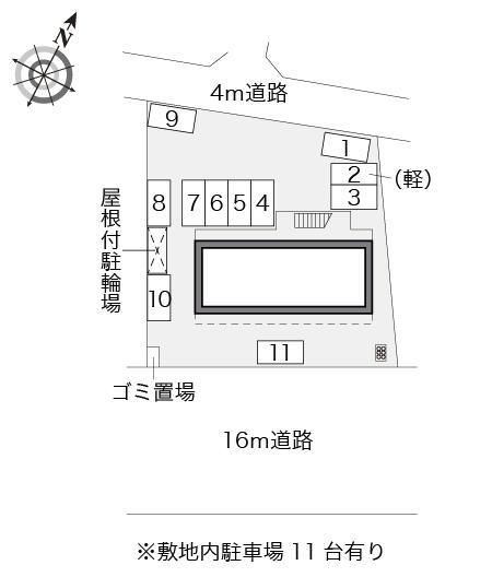ジェンティアン(16236)の駐車配置図