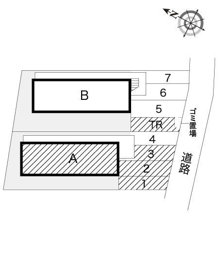 玉美第１(7326)の駐車配置図