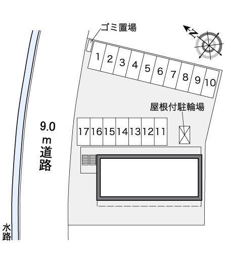 神明(38193)の駐車配置図