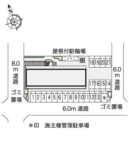 浜木綿(45619)の駐車配置図