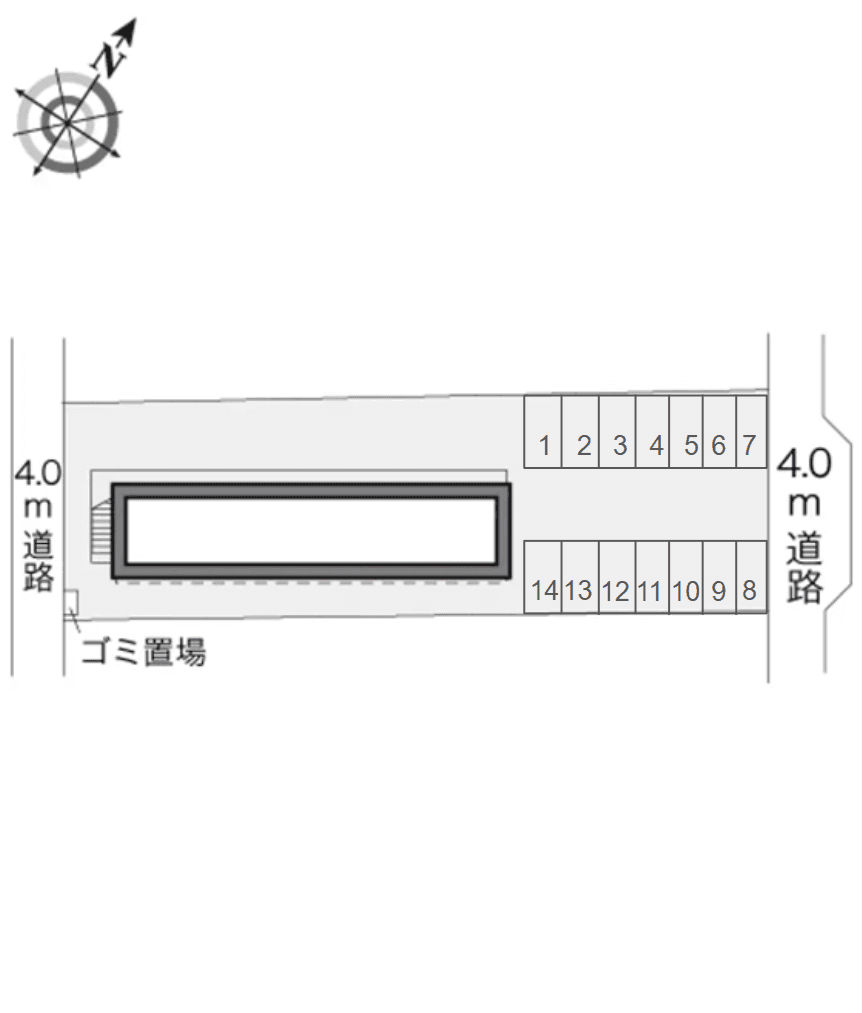 しろたん(18603)の駐車配置図