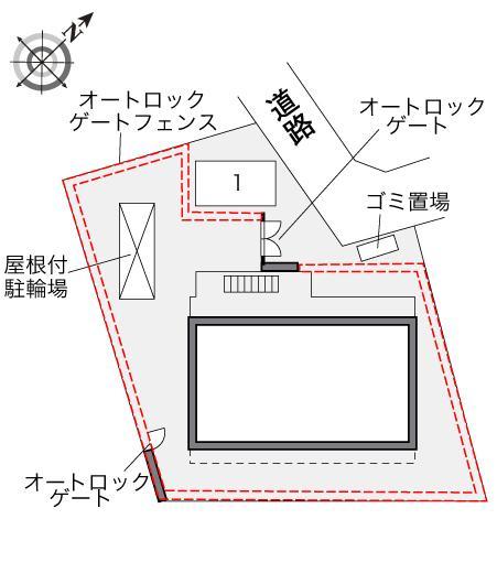 ミ　ルガール(34153)の駐車配置図