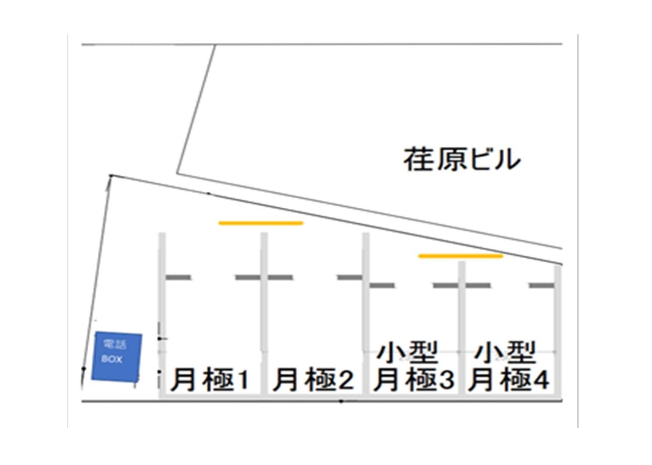 荏原第2駐車場の駐車配置図