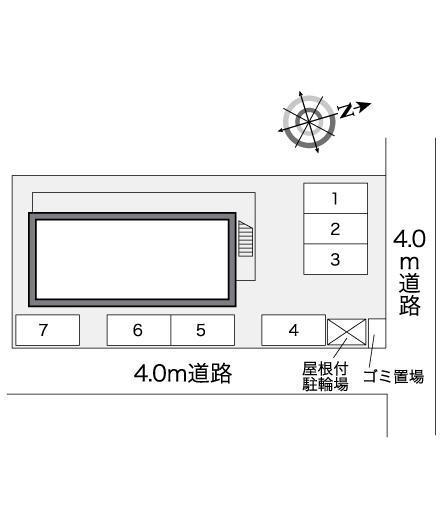 ＳＭＩＬＥ(25062)の駐車配置図