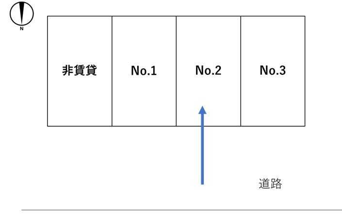 ワイツーパーキングの駐車配置図