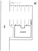 黒石パーキングの駐車場