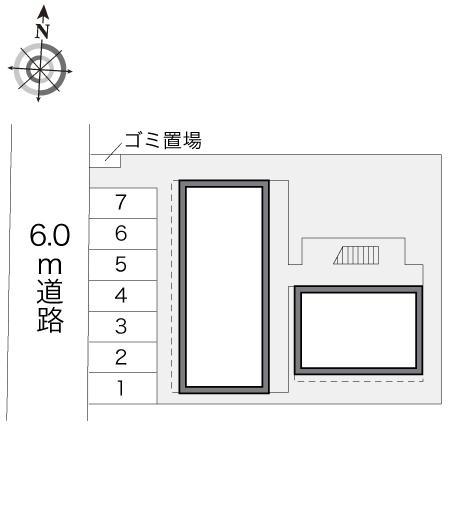 コンフォート・ＴⅠ(18527)の駐車配置図