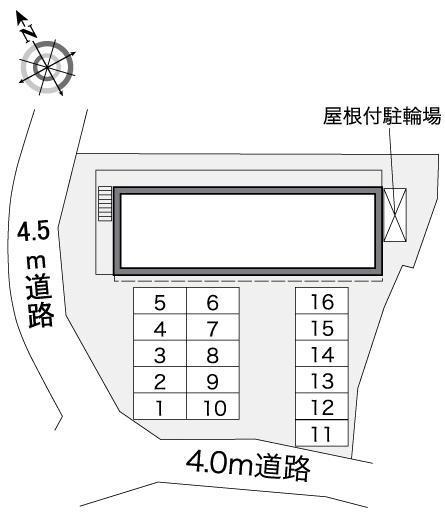 早良Ⅱ(37510)の駐車配置図