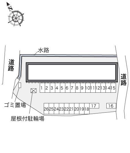 蓮(34238)の駐車配置図