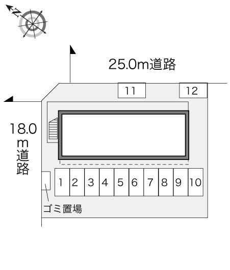 パストラル(23401)の駐車配置図
