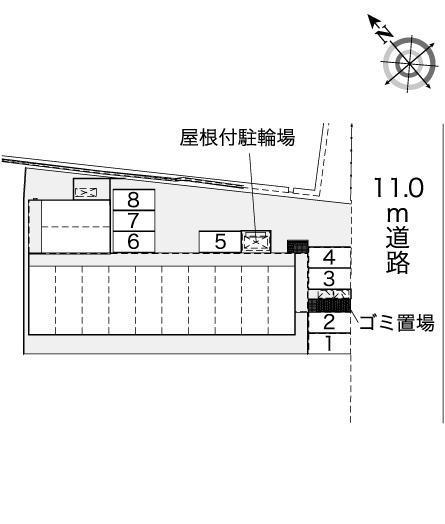 ルミナス東札幌(43355)の駐車配置図