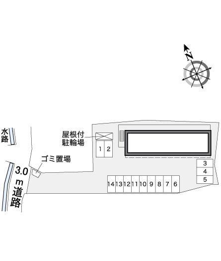 クローバー(39435)の駐車配置図