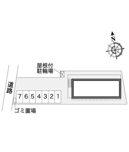 ボヌールⅡ(36493)の駐車配置図