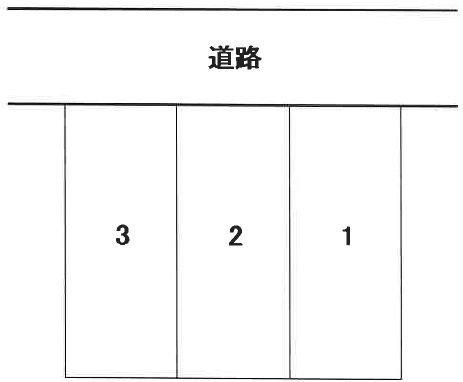 古舘駐車場の駐車配置図