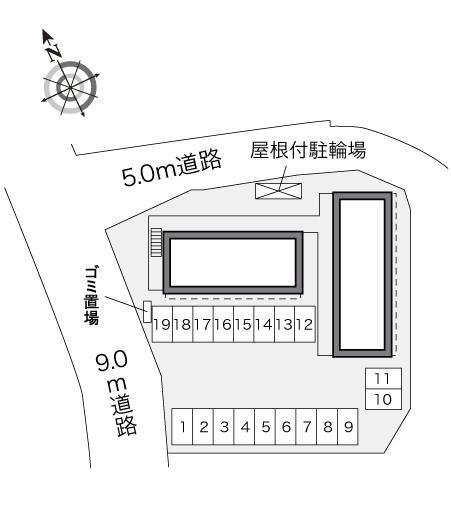 センターヴィレッジ(31102)の駐車配置図