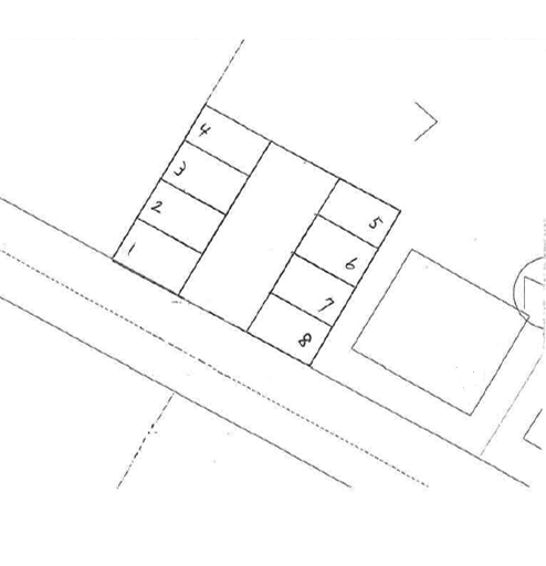 藤本駐車場の駐車配置図