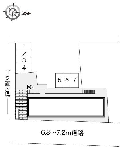 ＳｏｕｔｈＲｉｖｅｒⅡ(11432)の駐車配置図