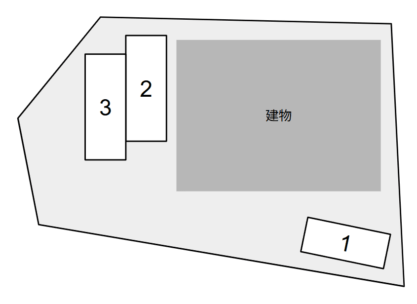 Ｆｉｅｌｄ Ｈｏｕｓｅの駐車配置図