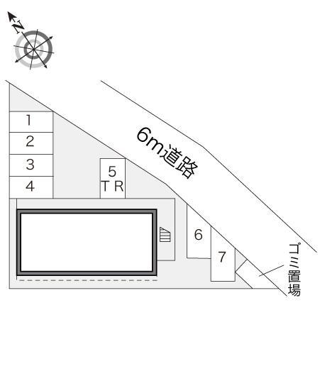 あむーる２１ＡＭＯＵＲ(15824)の駐車配置図