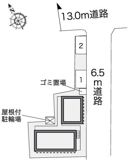 廿軒家(41229)の駐車配置図