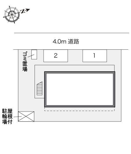 アイム草加(23756)の駐車配置図