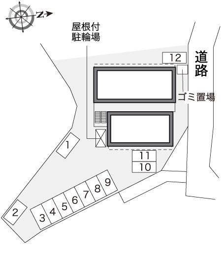 アカリーナ(32818)の駐車配置図
