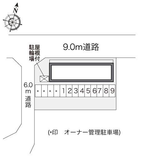 ジャスミン(22986)の駐車配置図