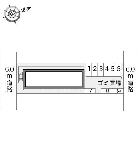 クローバー(17408)の駐車配置図