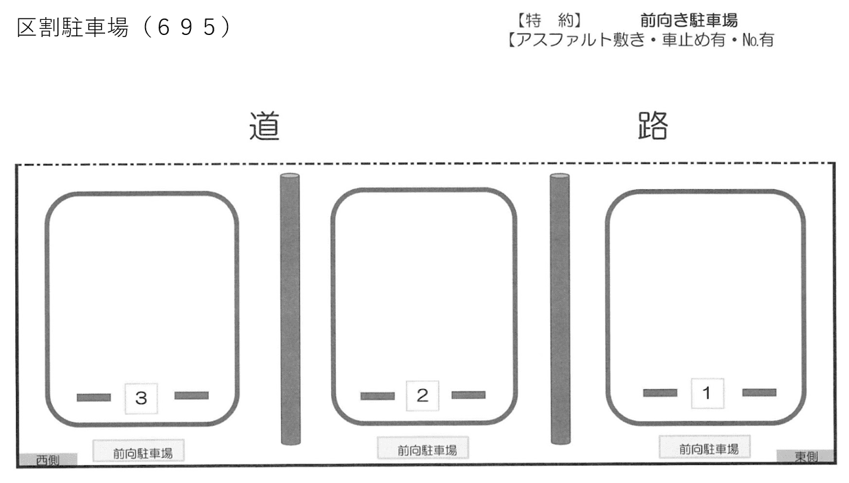 ６９５の駐車配置図