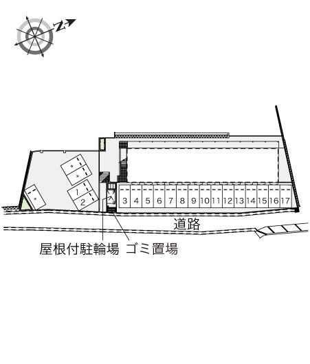 ＫＯＳＥＮⅡ(41418)の駐車配置図