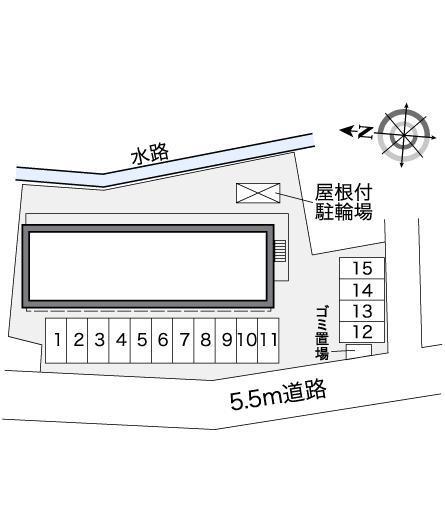 ＳＡＫＵＲＡ(25789)の駐車配置図