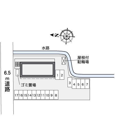 田代南(38444)の駐車配置図