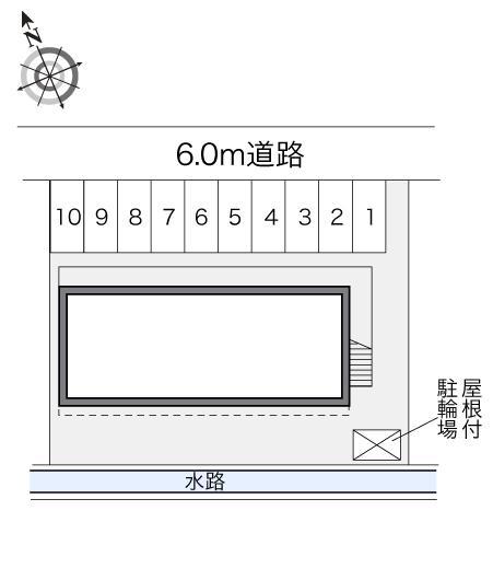 Ｍｅｒｖｅｉｌｌｅ(23793)の駐車配置図