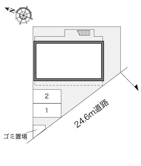フォレスト(21310)の駐車配置図