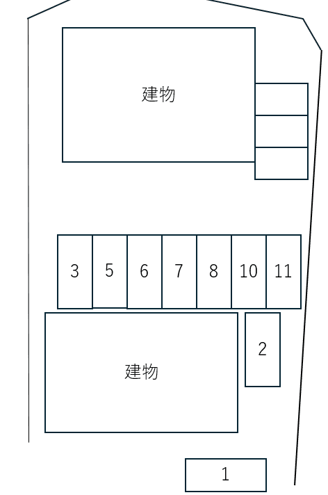 １７１７ Ⅰの駐車配置図