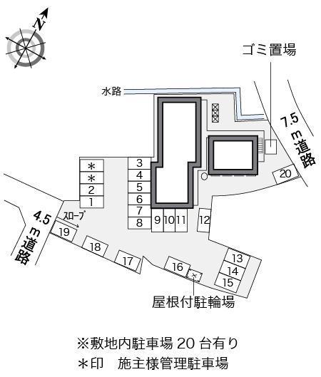 ポラリス(37924)の駐車配置図